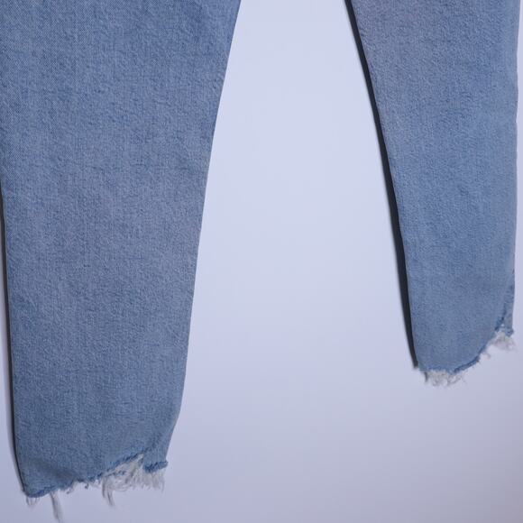 AGOLDE NEW Riley Cropped High Rise Straight Jean Bitter Light Washed Women's 28 - Picture 8 of 12